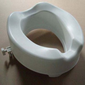 Polypropylene (10cm) Raised Toilet Seat.