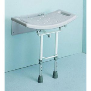 Wall Mounted Shower Seat with drop down Legs