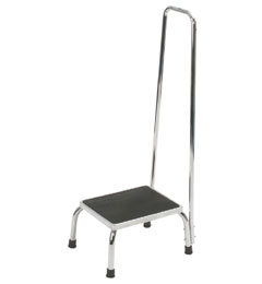Single step stool with Handrail