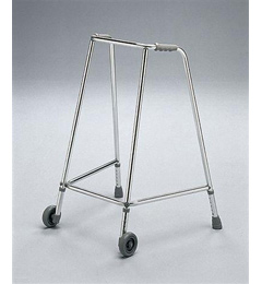 Large Ultra Narrow Wheeled Adjustable Height Walking Aid