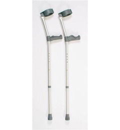 Standard Double Adjustable Elbow Crutches with Ergonomic Hand Grips