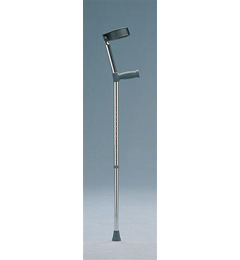Standard Single Adjustable Elbow Crutches with standard grip